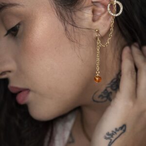 Ear line Argola Brilhante