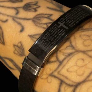Pulseira Placa Oração Pai Nosso